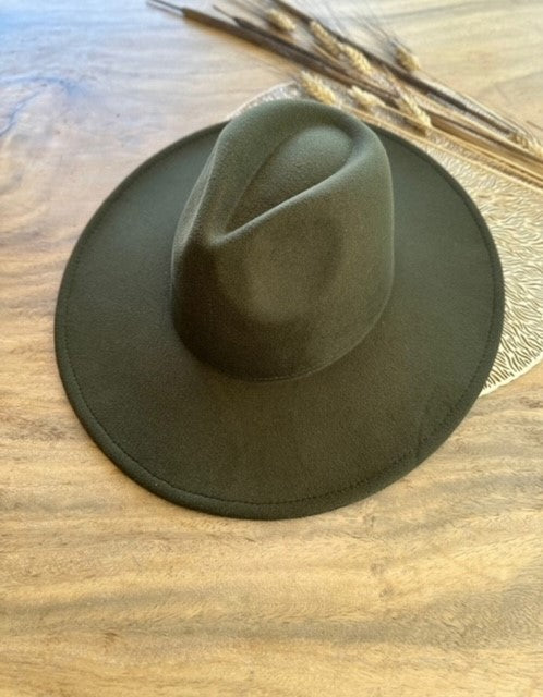 Flat Brim Fedora